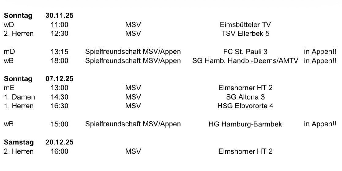 Hinrundenspielplan 2025 3